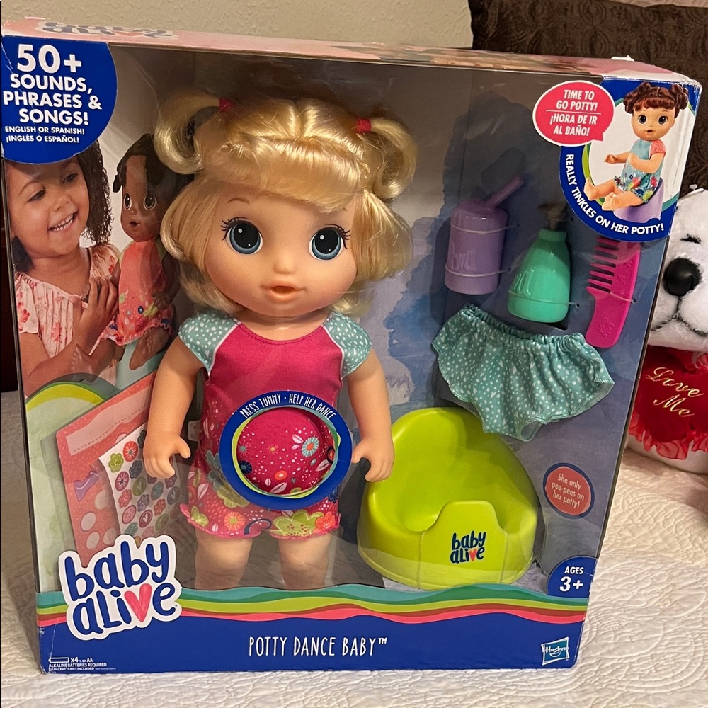 NIB Baby Alive Potty Dance Doll